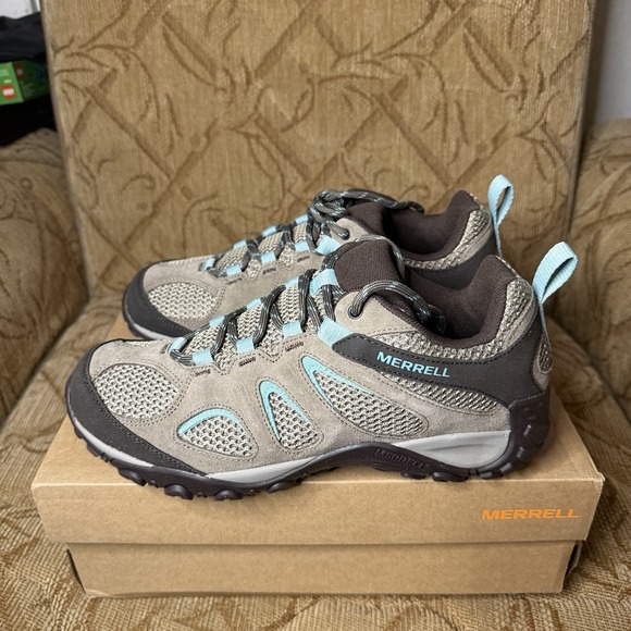 Merrell Shoes - Merrell Yokota 2 Boulder Brown J78636 Women's Size 10‎ Hiking Shoes